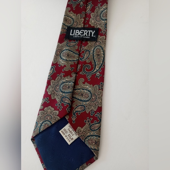 LIBERTY OF LONDON Paisley Silk Tie - Picture 7 of 7